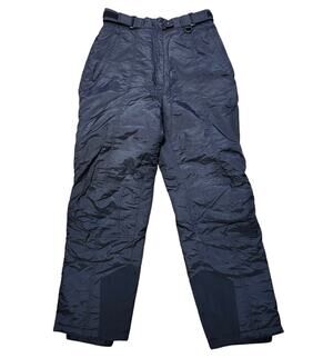 Snowlion Large Snow Pants Lined Black Arctic Ski Snowboard Insulated Waterproof